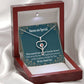 Nurses are Special Heart Scope Necklace Red Swarovski Crystal Adjustable Chain 18-22"-Express Your Love Gifts