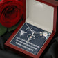 Deep Respect Heart Scope Necklace Red Swarovski Crystal Adjustable Chain 18-22"-Express Your Love Gifts