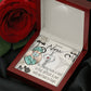 An Amazing Nurse Heart Scope Necklace Red Swarovski Crystal Adjustable Chain 18-22"-Express Your Love Gifts