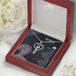Nurses are the Foundation Heart Scope Necklace Red Swarovski Crystal Adjustable Chain 18-22"-Express Your Love Gifts