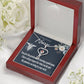 Deep Respect Heart Scope Necklace Red Swarovski Crystal Adjustable Chain 18-22"-Express Your Love Gifts