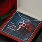 To My Cardiologist Heart Scope Necklace Red Swarovski Crystal Adjustable Chain 18-22"-Express Your Love Gifts