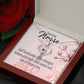 God Made Nurses Heart Scope Necklace Red Swarovski Crystal Adjustable Chain 18-22"-Express Your Love Gifts