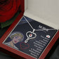 Nurses are the Foundation Heart Scope Necklace Red Swarovski Crystal Adjustable Chain 18-22"-Express Your Love Gifts