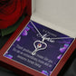 Extraordinary Nurse Heart Scope Necklace Red Swarovski Crystal Adjustable Chain 18-22"-Express Your Love Gifts