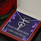 Behind Every Doctor Heart Scope Necklace Red Swarovski Crystal Adjustable Chain 18-22"-Express Your Love Gifts