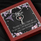 My Nurse, My Angel Heart Scope Necklace Red Swarovski Crystal Adjustable Chain 18-22"-Express Your Love Gifts