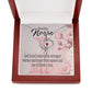God Made Nurses Heart Scope Necklace Red Swarovski Crystal Adjustable Chain 18-22"-Express Your Love Gifts