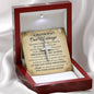 For Our Marriage Cross Card Necklace w Stainless Steel Pendant-Express Your Love Gifts