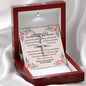 Personalized To Mom Mothers Love Cross Card Necklace w Stainless Steel Pendant-Express Your Love Gifts