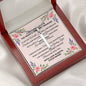 Personalized To Mom Mothers Love Cross Card Necklace w Stainless Steel Pendant-Express Your Love Gifts
