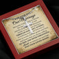 For Our Marriage Cross Card Necklace w Stainless Steel Pendant-Express Your Love Gifts