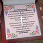 Personalized To Mom Mothers Love Cross Card Necklace w Stainless Steel Pendant-Express Your Love Gifts
