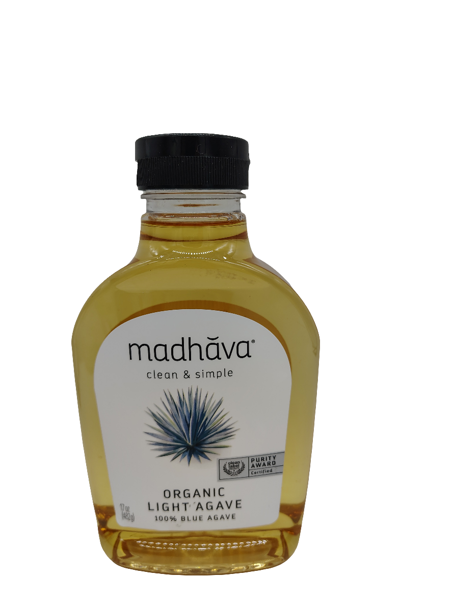 Madhava Organic Agave Nectar Golden Light, 17 Oz (Pack of 6) – Naturally Sweet, Low Glycemic Index, Non-GMO-Express Your Love Gifts