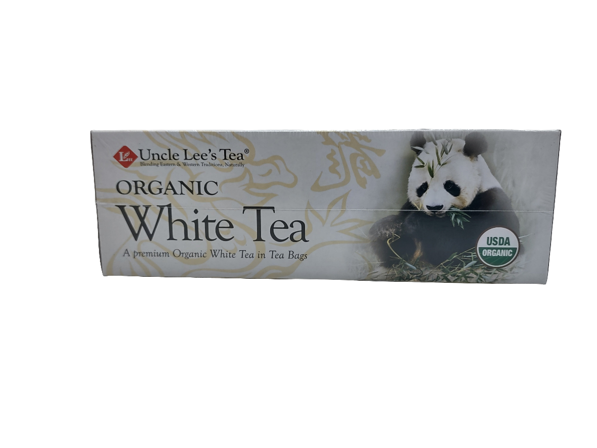 Uncle Lee’s Tea Organic White Tea, Low Caffeine, Antioxidant-Rich, 100 Tea Bags (Pack of 3 )-Express Your Love Gifts