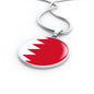 Bahrain Flag Necklace Bahrain Flag Stainless Steel or 18k Gold 18-22" - Express Your Love Gifts