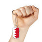 Bahrain Flag Necklace Bahrain Flag Stainless Steel or 18k Gold Dog Tag 24" - Express Your Love Gifts