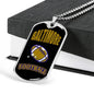 Baltimore Dog Tag Fan Necklace Dog Tag Stainless Steel or 18k Gold 24" Chain" - Express Your Love Gifts