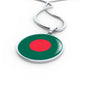 Bangladesh Flag Necklace Bangladesh Flag Stainless Steel or 18k Gold 18-22" - Express Your Love Gifts