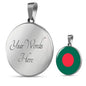 Bangladesh Flag Necklace Bangladesh Flag Stainless Steel or 18k Gold 18-22" - Express Your Love Gifts