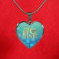 Be Mine Necklace Stainless Steel or 18k Gold Heart Pendant 18-22" - Express Your Love Gifts