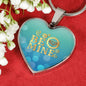 Be Mine Necklace Stainless Steel or 18k Gold Heart Pendant 18-22" - Express Your Love Gifts