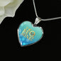 Be Mine Necklace Stainless Steel or 18k Gold Heart Pendant 18-22" - Express Your Love Gifts