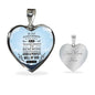 Be Not Conformed Romans Necklace Stainless Steel or 18k Gold Heart Pendant 18-22" - Express Your Love Gifts