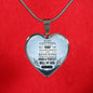 Be Not Conformed Romans Necklace Stainless Steel or 18k Gold Heart Pendant 18-22" - Express Your Love Gifts