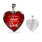 Bible Verse Necklace Be Not Troubled Stainless Steel or 18k Gold Pendant 18-22" - Express Your Love Gifts