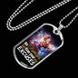 Be Stronger Than Your Excuses Stainless Steel or 18k Gold Dog Tag 24" Chain-Express Your Love Gifts