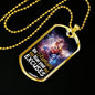 Be Stronger Than Your Excuses Stainless Steel or 18k Gold Dog Tag 24" Chain-Express Your Love Gifts