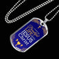 Beautiful Life Communion Gift Stainless Steel or 18k Gold Dog Tag 24" Chain-Express Your Love Gifts