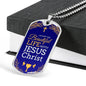Beautiful Life Communion Gift Stainless Steel or 18k Gold Dog Tag 24" Chain-Express Your Love Gifts