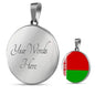 Belarus Flag Necklace Belarus Flag Stainless Steel or 18k Gold 18-22" - Express Your Love Gifts