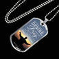 Believe And You Will Receive Bible Necklace Stainless Steel or 18k Gold Dog Tag W 24-Express Your Love Gifts