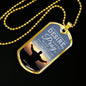 Believe And You Will Receive Bible Necklace Stainless Steel or 18k Gold Dog Tag W 24-Express Your Love Gifts