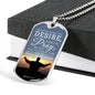 Believe And You Will Receive Bible Necklace Stainless Steel or 18k Gold Dog Tag W 24-Express Your Love Gifts