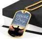 Believe And You Will Receive Bible Necklace Stainless Steel or 18k Gold Dog Tag W 24-Express Your Love Gifts
