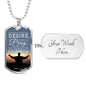 Believe And You Will Receive Bible Necklace Stainless Steel or 18k Gold Dog Tag W 24-Express Your Love Gifts
