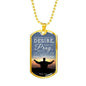 Believe And You Will Receive Bible Necklace Stainless Steel or 18k Gold Dog Tag W 24-Express Your Love Gifts
