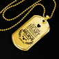Believe In God Believe Also In Me Necklace Stainless Steel or 18k Gold Dog Tag 24" Chain-Express Your Love Gifts