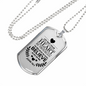 Believe In God Believe Also In Me Necklace Stainless Steel or 18k Gold Dog Tag 24" Chain-Express Your Love Gifts