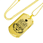 Believe In God Believe Also In Me Necklace Stainless Steel or 18k Gold Dog Tag 24" Chain-Express Your Love Gifts