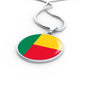 Benin Flag Necklace Benin Flag Stainless Steel or 18k Gold 18-22" - Express Your Love Gifts