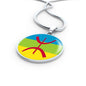 Berber Flag Necklace Benin Flag Stainless Steel or 18k Gold 18-22" - Express Your Love Gifts