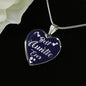Best Auntie Ever Heart Pendant Stainless Steel or 18k Gold Heart Necklace 18-22" - Express Your Love Gifts