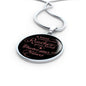 Best Friend Gift Circle Necklace Stainless Steel or 18k Gold 18-22" - Express Your Love Gifts