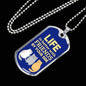 Best Friend Gift Life is Better Necklace Stainless Steel or 18k Gold Dog Tag 24" Chain-Express Your Love Gifts
