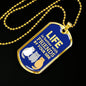 Best Friend Gift Life is Better Necklace Stainless Steel or 18k Gold Dog Tag 24" Chain-Express Your Love Gifts